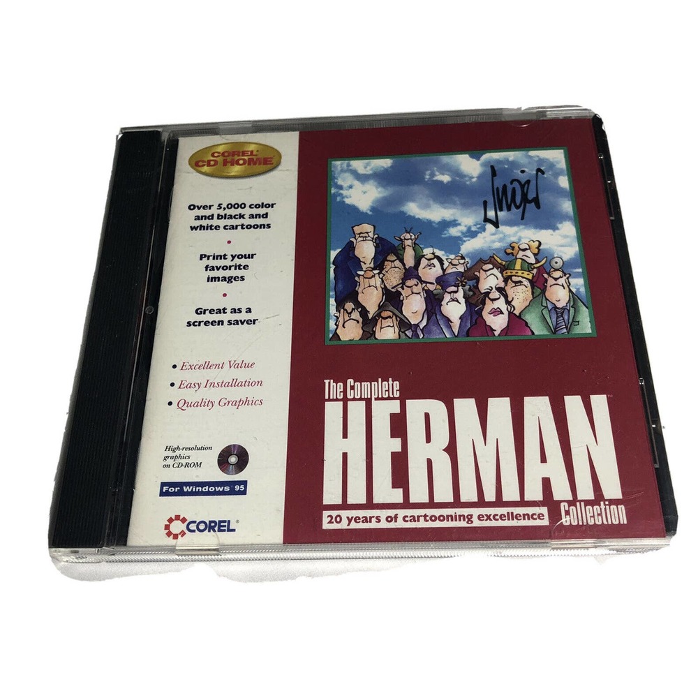 The Complete Herman Collection -Corel‎ Video Game Vintage PC/MAC CD-ROM
